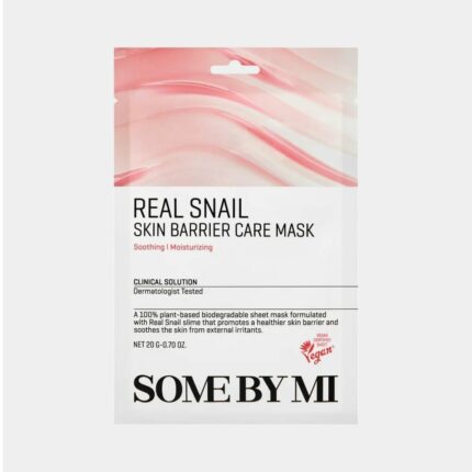 Snail skin barrier mask-some by mi - Κορεάτικα Καλλυντικά