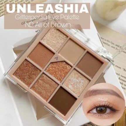 Glitterpedia Eye Pallete Unleashia all of brown -Κορεάτικα Καλλυντικά