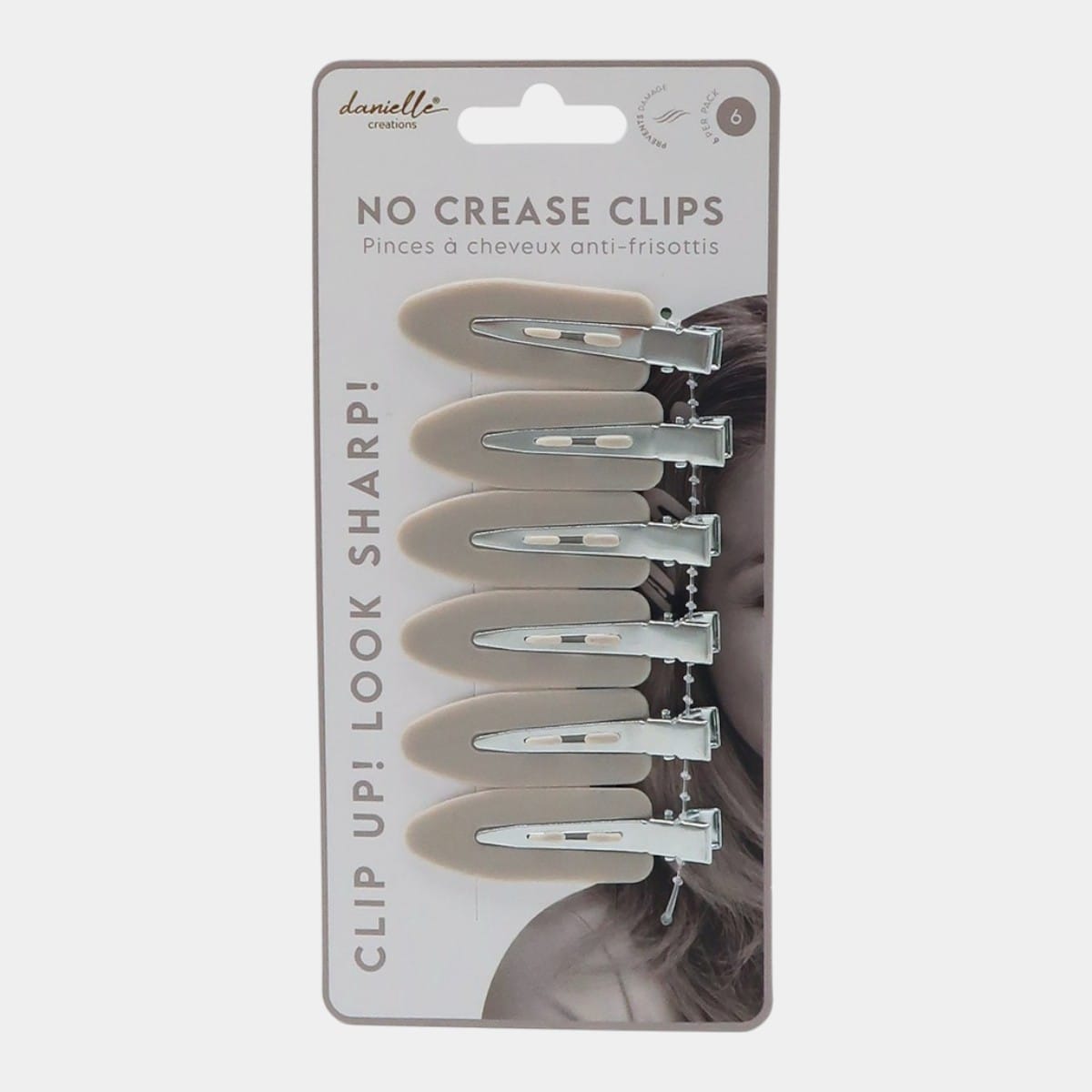 UC-DC0093AST Σετ με 6 Creaseless Clips για Μαλλιά – By Upper Canada - Image 1