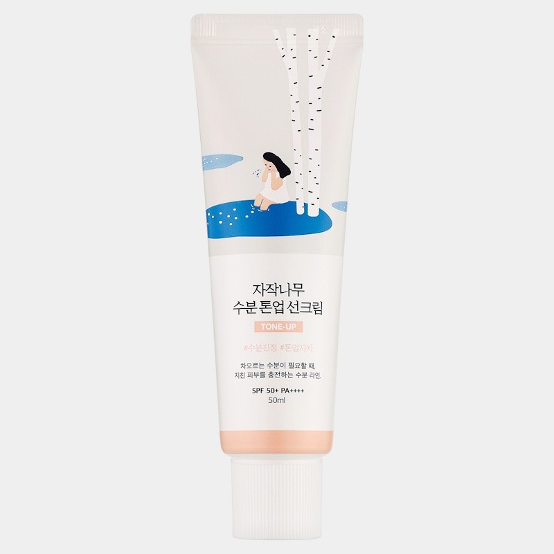 round-lab-tone-uo-sunscreen-koreatika-kallintika-kskin Birch Juice Moisturizing Tone Up Sunscreen 50ml - Round Lab - Image 1