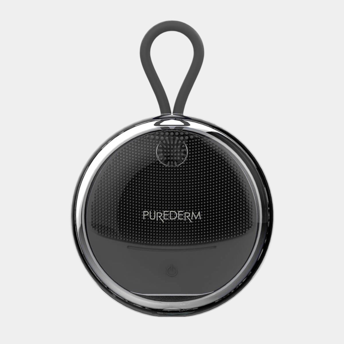 facial-cleansing-brush-purederm-mavro-koreatika-kallintika-kskin Sonic Facial Brush Black – Purederm - Image 1