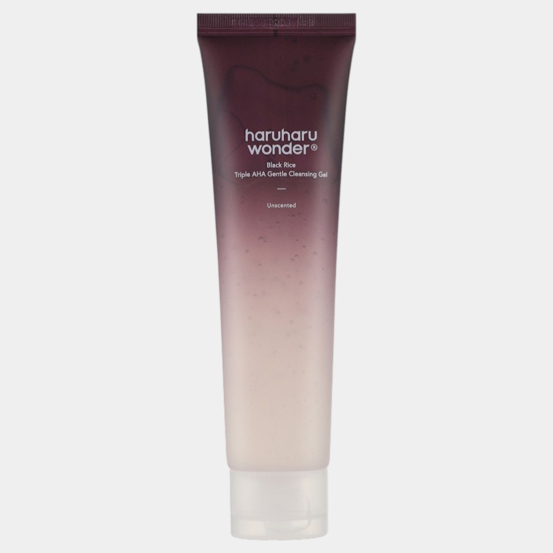 triple-aha-gentle-cleansing-gel-haru-haru-koreatika-kallintika-kskin Black Rice Triple AHA Gentle Cleansing Gel 100ml - Haru Haru - Image 1