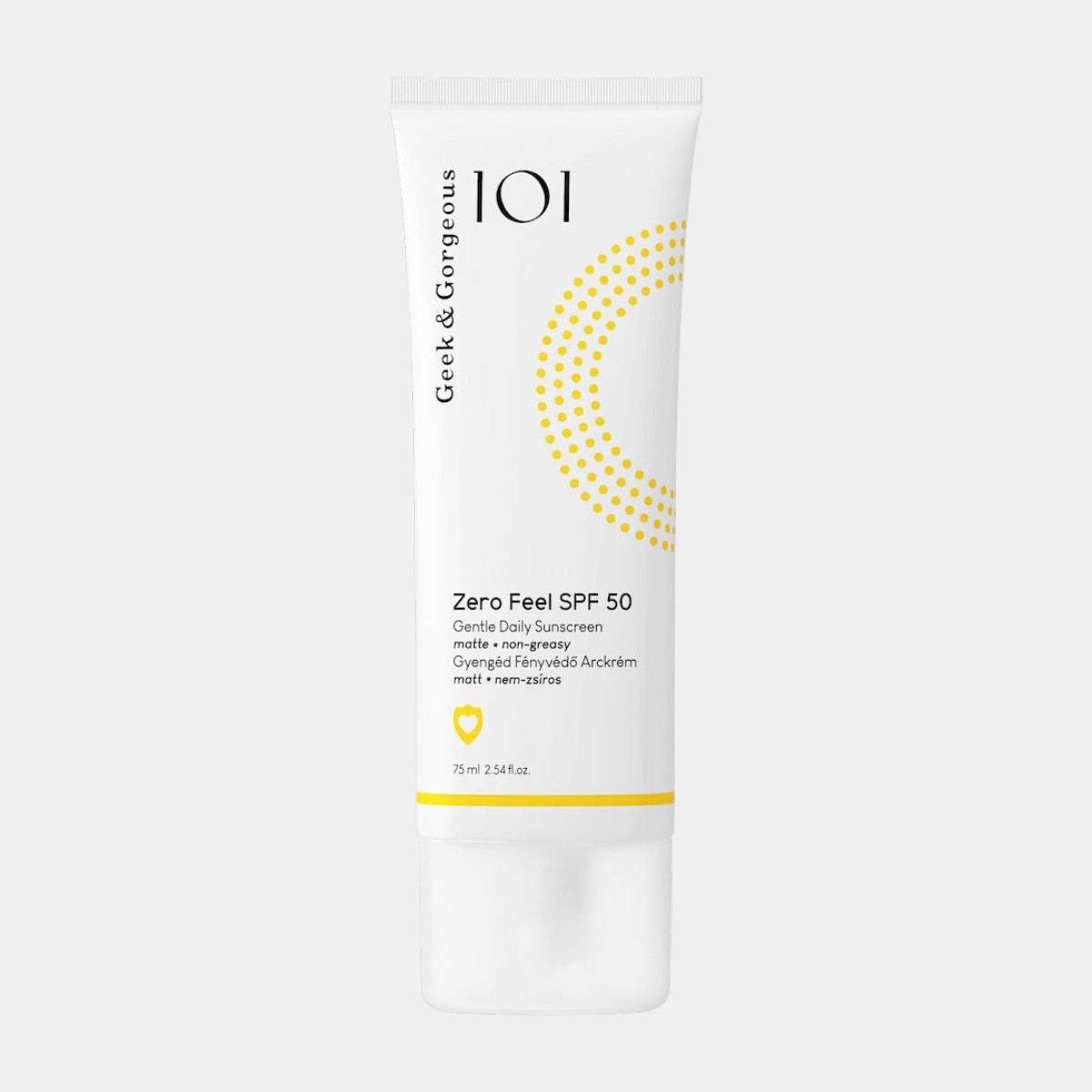 geek-gorgeous-zero-feel-antiliako-kskin-koreatika-antiliaka Zero Feel SPF 50 75ml - Geek & Gorgeous - Image 1