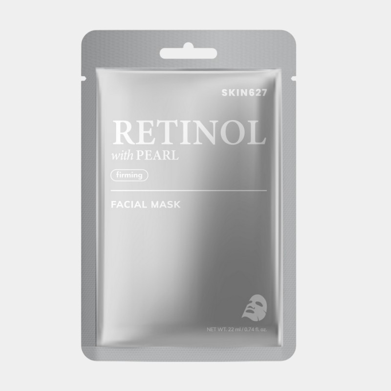 skin627-face-mask-retinol-with-pearl-koreatika-kallintika-kskin Firming Face Mask Retinol - SKIN627 - Image 1