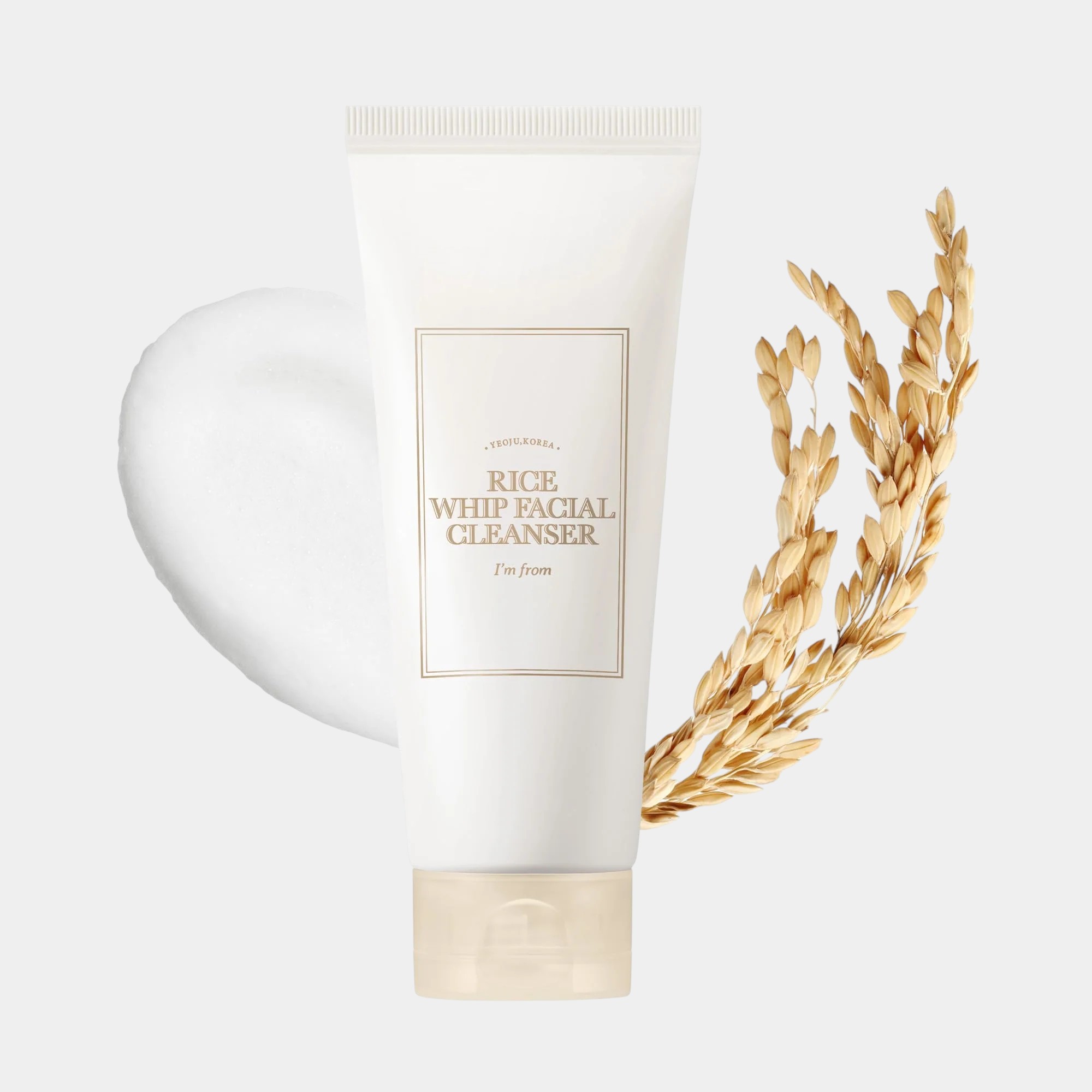 im-from-rice-whip-facial-cleanser-kskin-koreatika-kallintika Rice Whip Facial Cleanser 150ml - I'm From (χωρίς κουτί) - Image 1