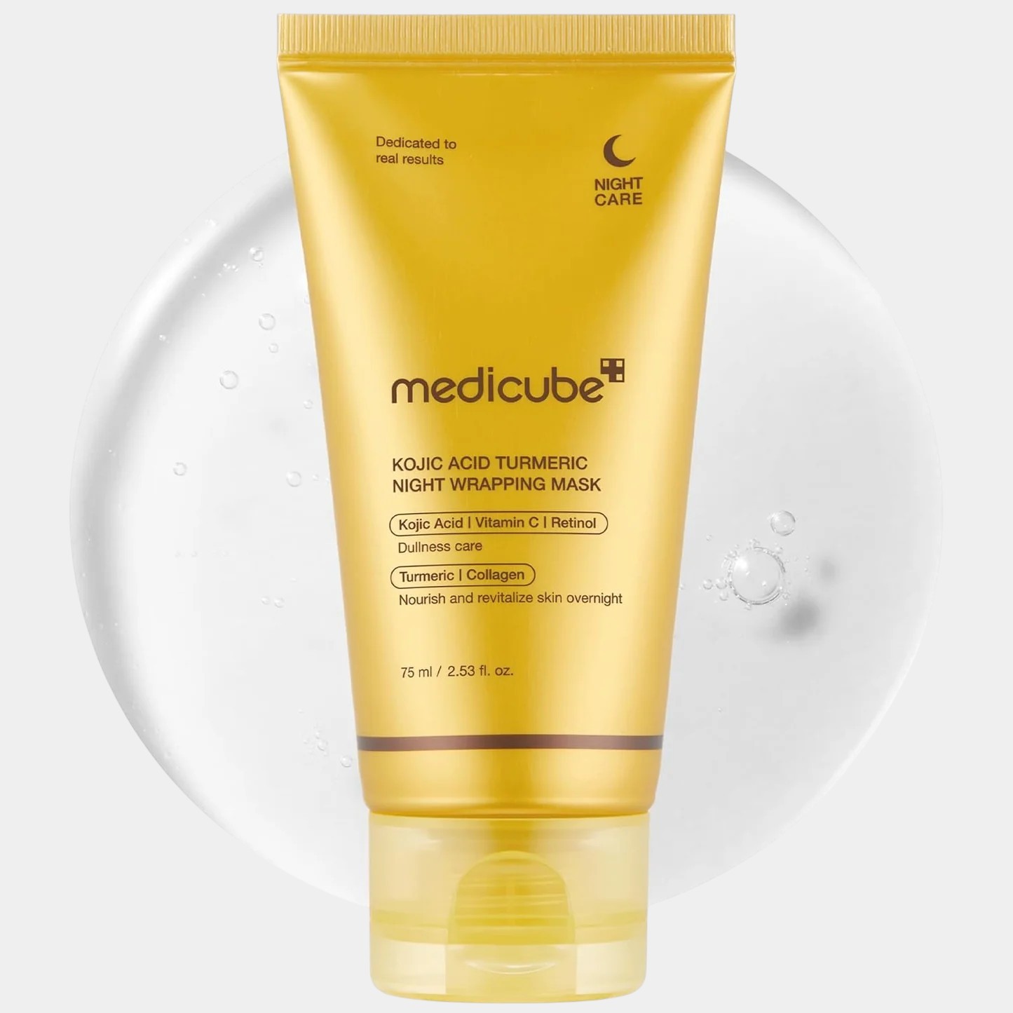 insert-view-image-0 Kojic Acid Turmeric Night Wrapping Mask 75ml - Medicube - Image 1